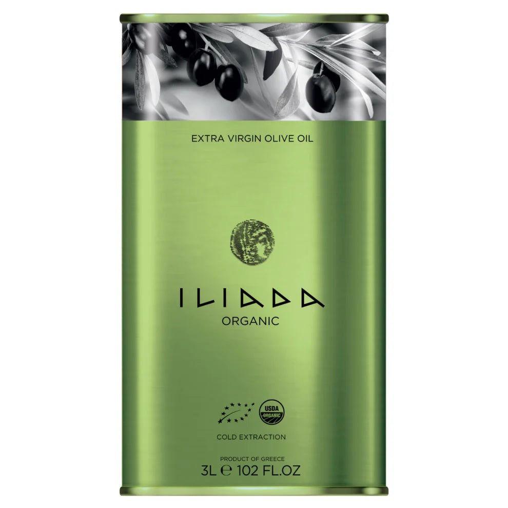 ILIADA ORGANIC EXTRA VIRGIN OLIVE OLI KALAMATA 3L