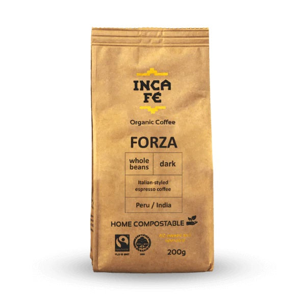 INCA FE FORZA COFFEE BEANS 200G