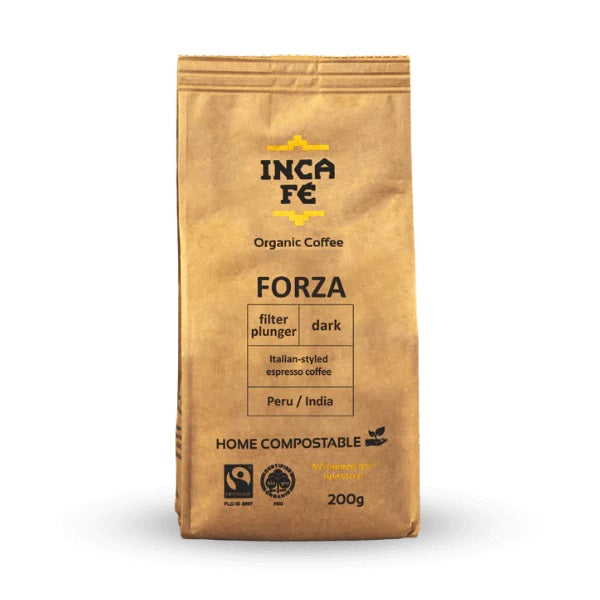 INCA FE FORZA PLUNGER COFFEE 200G – Simply Organic NZ