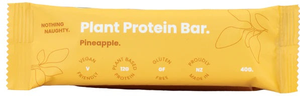 NOTHING NAUGHTY VEGAN PINEAPPLE PROTEIN BAR 40G