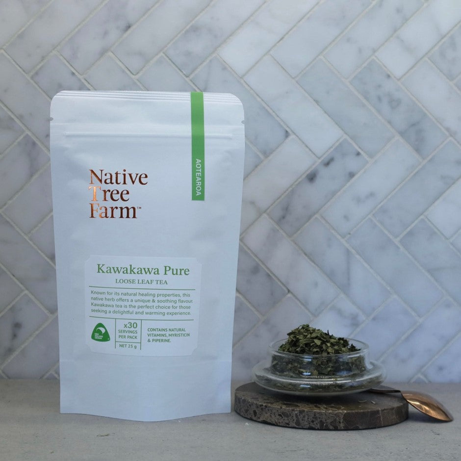 NATIVE TREE FARM KAWAKAWA PURE LOOSE LEAF TEA 25G