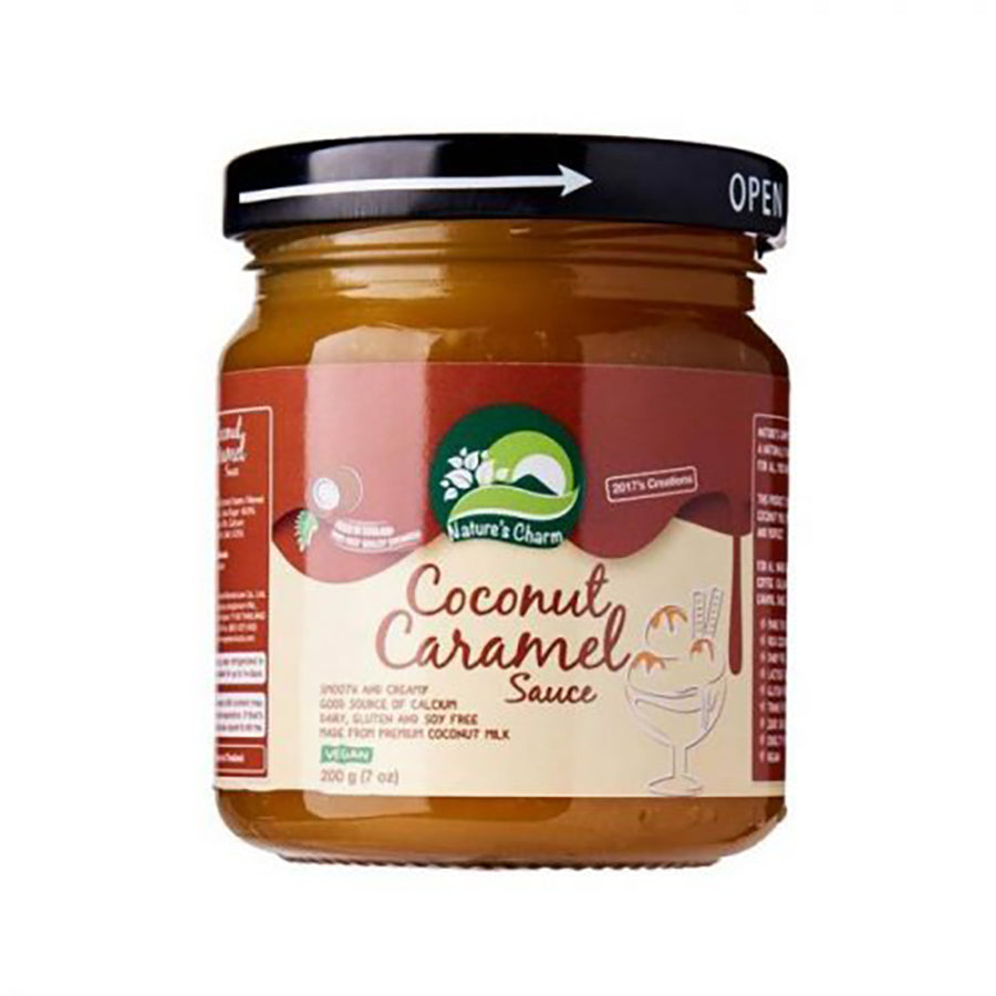 NATURES CHARM CARAMEL SAUCE TOPPING 200G