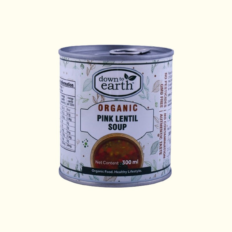 DOWN TO EARTH PINK LENTIL SOUP 300ML