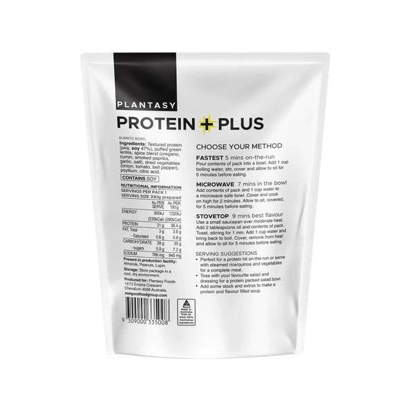 PLANTASY PROTEIN PLUS BURRITO BOWL 80G