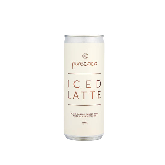 PURE COCO DAIRY FREE ICED LATTE DRINK CAN 237ML