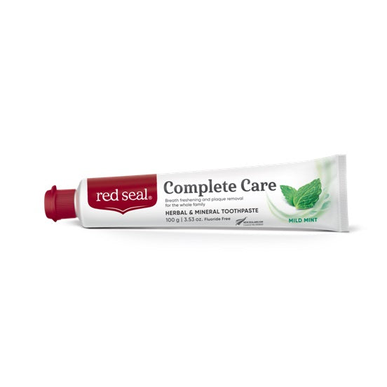 RED SEAL COMPLETE CARE TOOTHPASTE WITHOUT FLUORIDE 100G