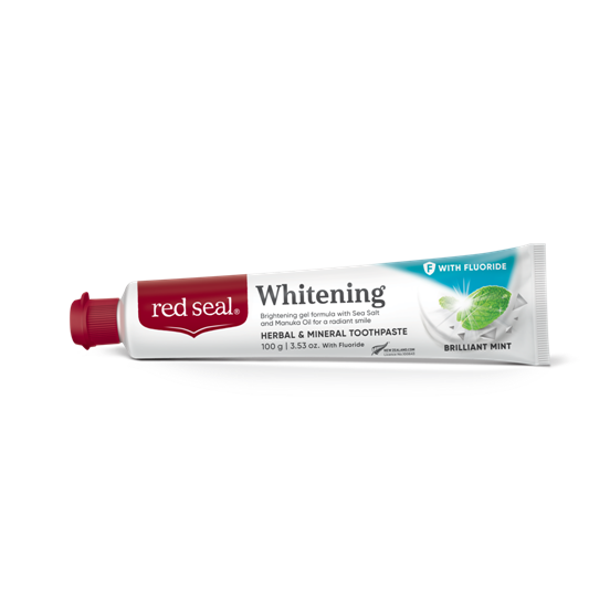 RED SEAL WHITENING TOOTHPASTE WITH FLUORIDE 100G