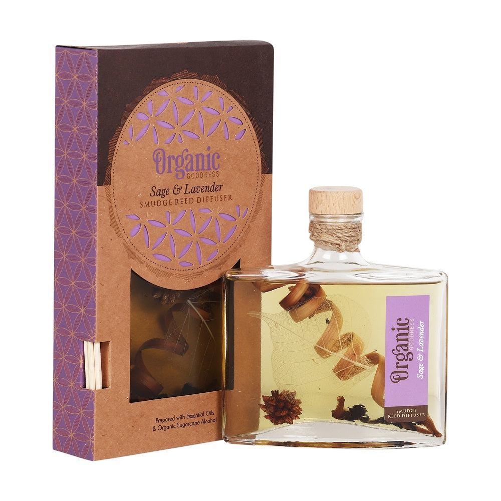 ORGANIC GOODNESS REED DIFFUSER SAGE & LAVENDER