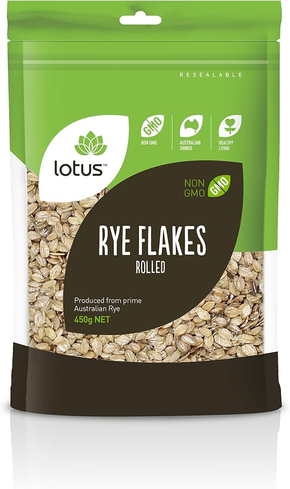 LOTUS ORGANIC RYE FLAKES 250G
