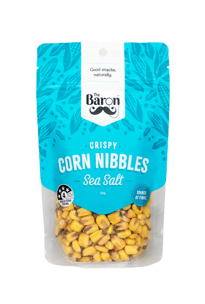 BARON CORN NIBBLES SALTED 100G