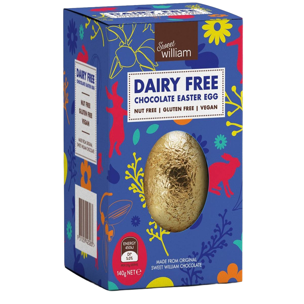 SWEET WILLIAM HOLLOW EASTER EGG 140G