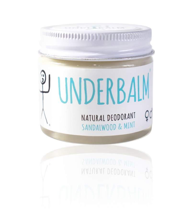 UNDERBALM SANDALWOOD & MINT DEODORANT 60ML