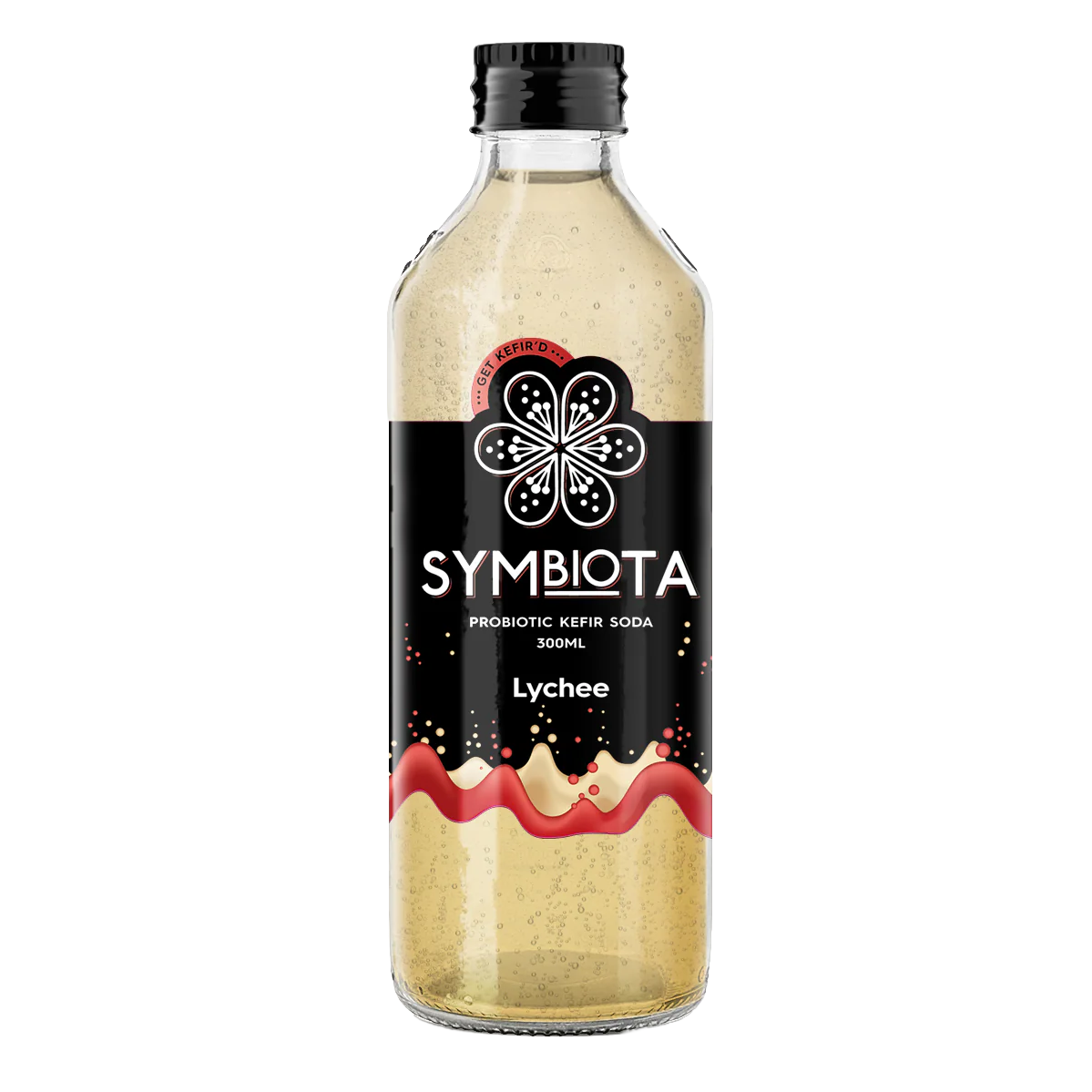 SYMBIOTA LYCHEE KEFIR SODA 300ML