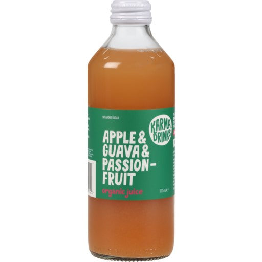 KARMA ORGANIC APPLE GUAVA & PASSIONFRUIT JUICE 300ML