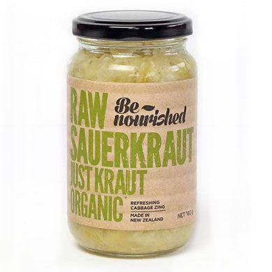 BE NOURISHED JUST KRAUT SAUERKRAUT 700G