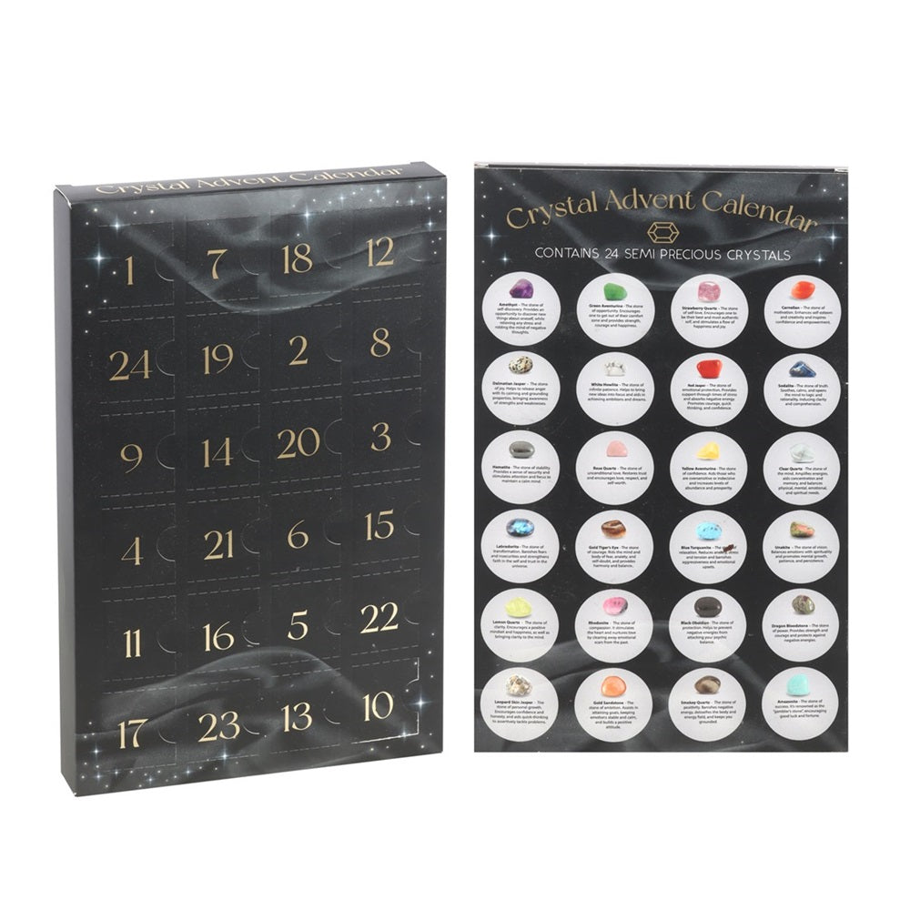 GEMSTONE ADVENT CALENDAR BLACK 24 DAY