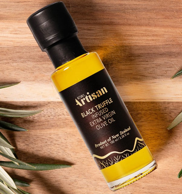 THE KIWI ARTISAN BLACK TRUFFLE INFUSED OLIVE OIL 100ML
