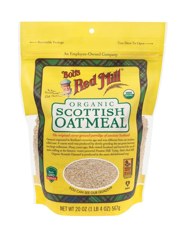 BOBS RED MILL ORGANIC SCOTTISH OATMEAL 567G