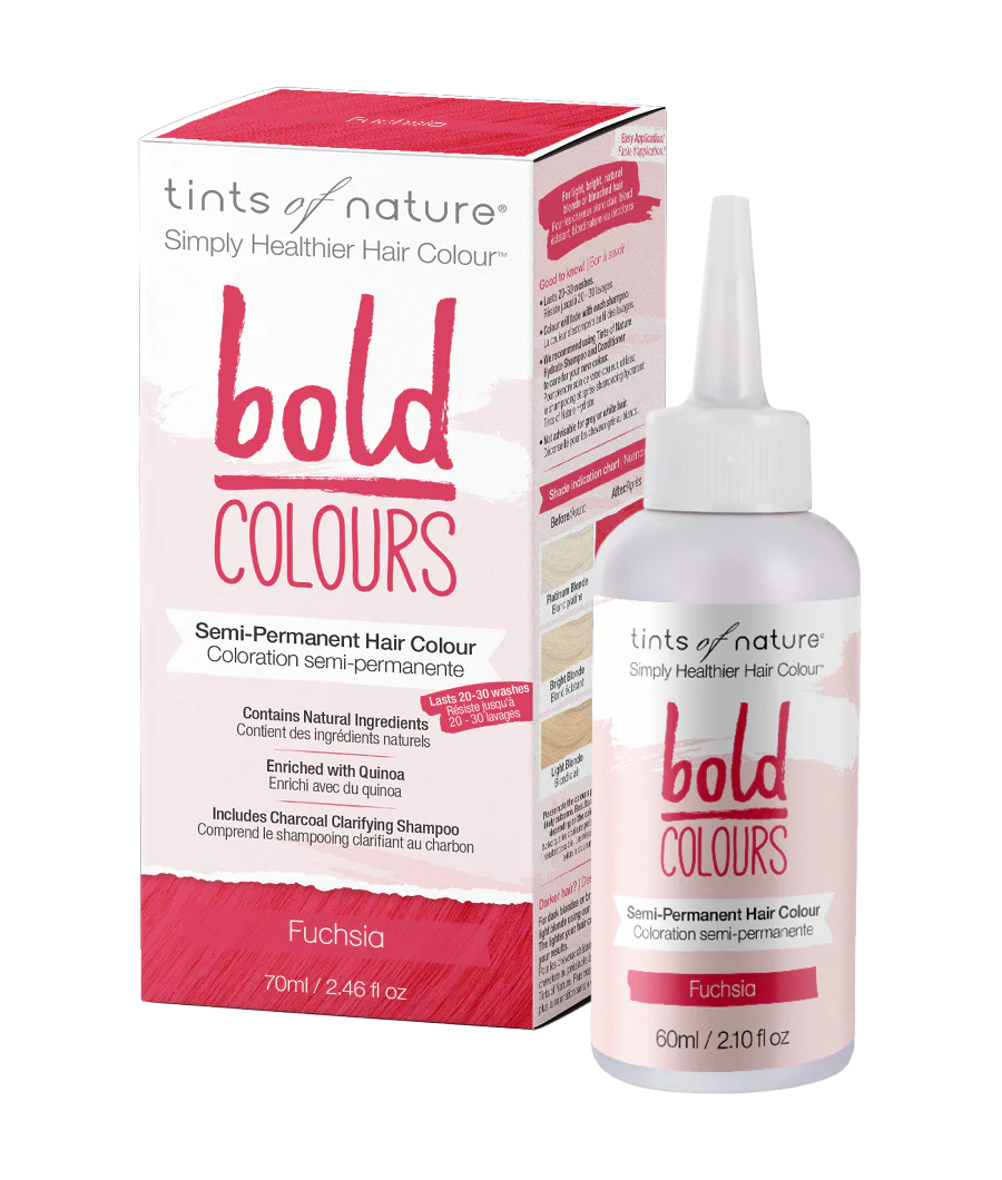 TINTS OF NATURE BOLD SEMI PERMANENT HAIR COLOUR FUSCHIA 70ML