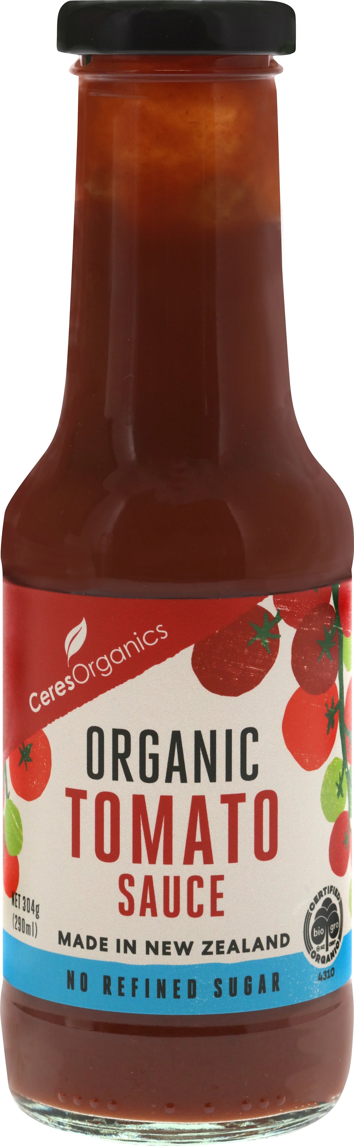 CERES TOMATO SAUCE LOW SUGAR 290ML