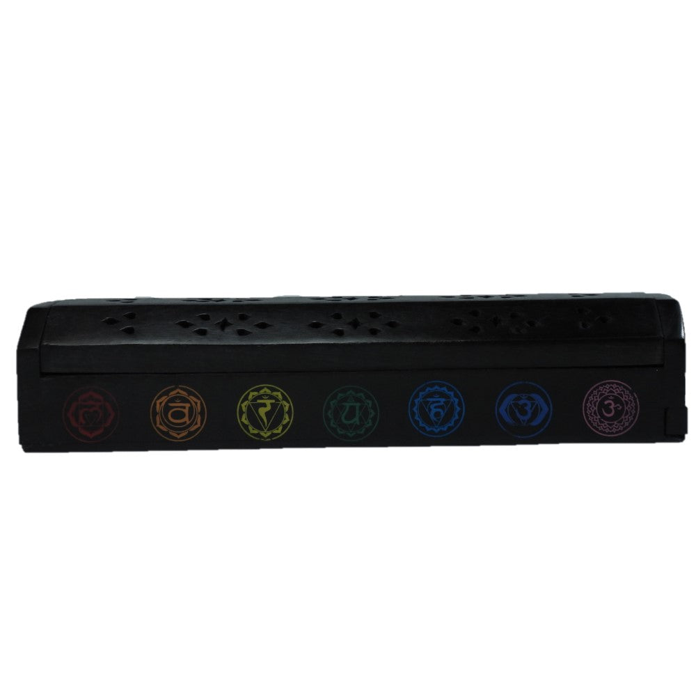 BLACK CHAKRA INCENSE BOX