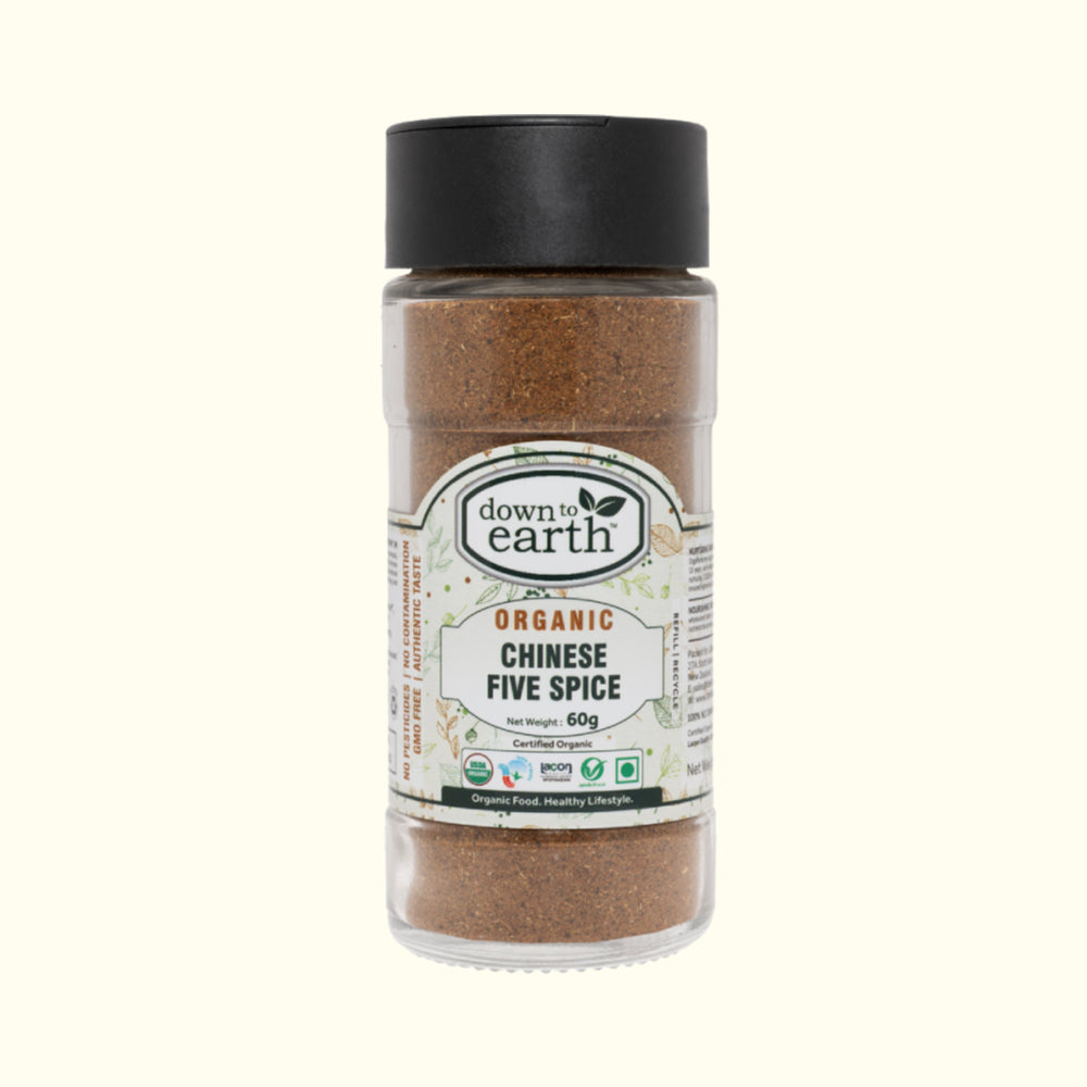 DOWN TO EARTH ORGANIC CHINESE 5 SPICE 60G