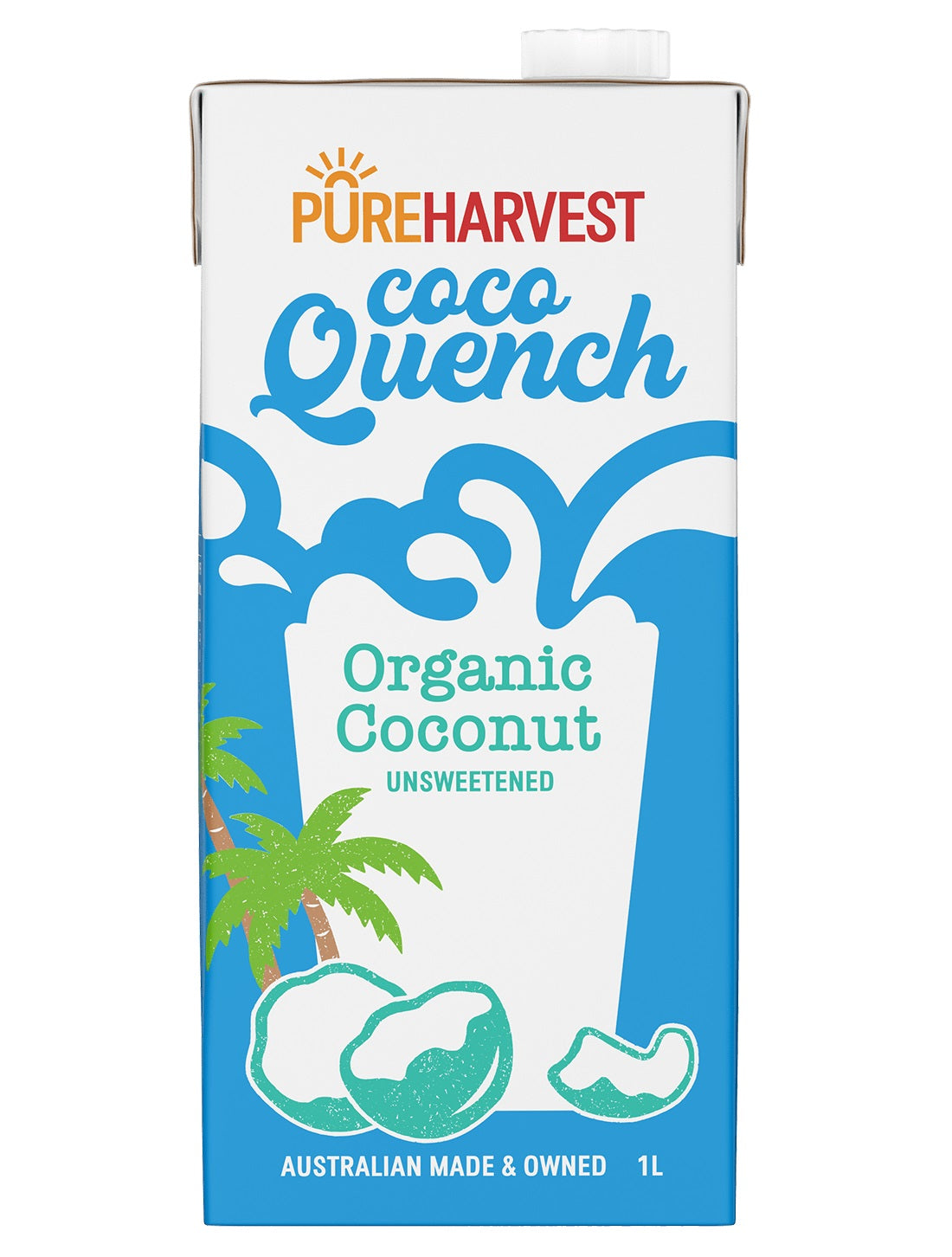 REAL FOODS COCO QUENCH COCONUT MILK 1L