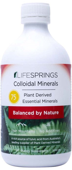 LIFESPRINGS COLLOIDAL MINERALS 500ML