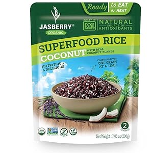 ORGANIC JASBERRY READY RICE COCONUT POUCH 200G