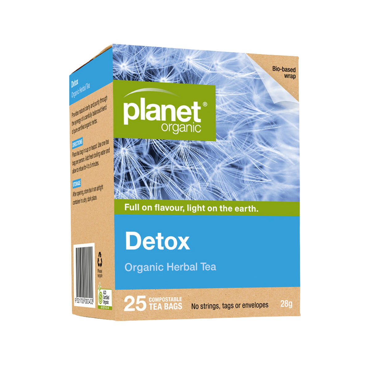 PLANET ORGANIC DETOX TEA 25 BAGS