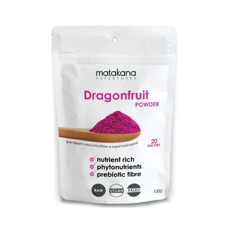 MATAKANA SUPERFOODS DRAGONFRUIT POWDER 100G