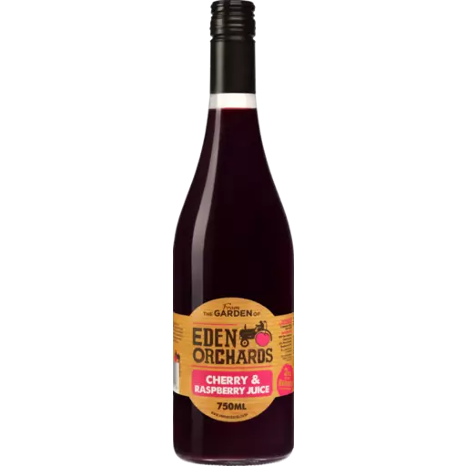 EDEN ORCHARD CHERRY & RASPBERRY JUICE 750ML