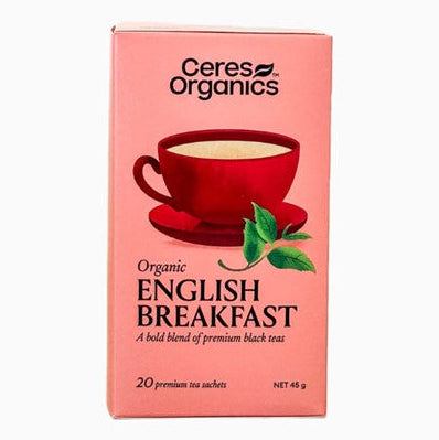 CERES ORGANIC BIO ENGLISH BREAKFAST TEA 20 BAGS