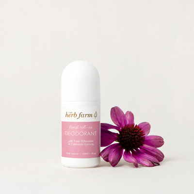 THE HERB FARM FLORAL ROLL ON DEODORANT 50ML