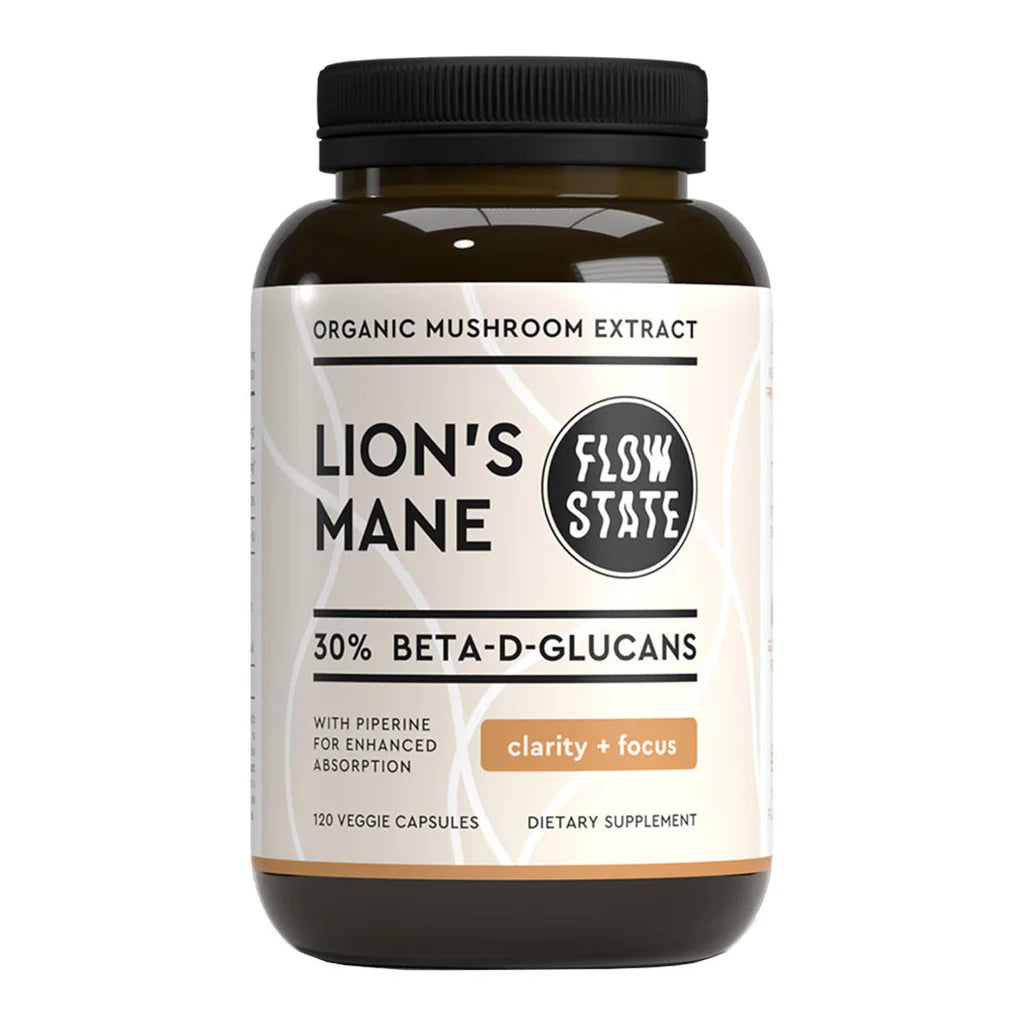 FLOW STATE LIONS MANE CAPSULES 120S