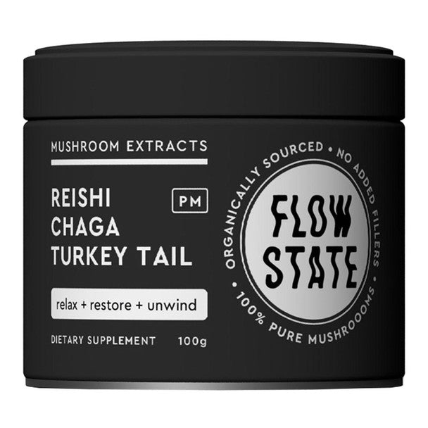 FLOW STATE PM BLEND REISHI CHAGA & TURKEY TAIL 100G