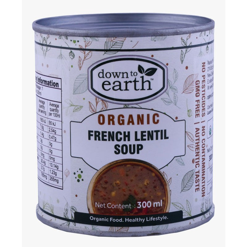 DOWN TO EARTH FRENCH LENTIL SOUP 300ML
