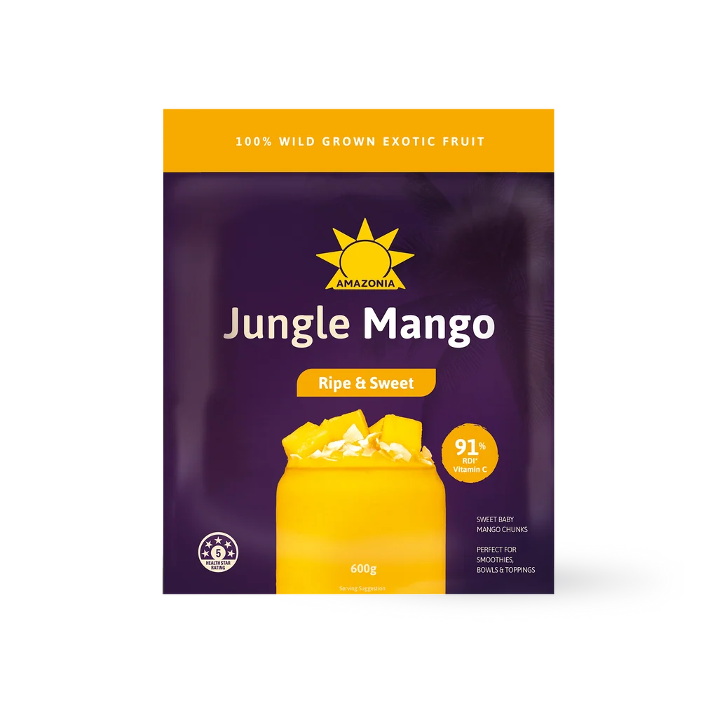 AMAZONIA FROZEN JUNGLE MANGO CHUNKS 600G