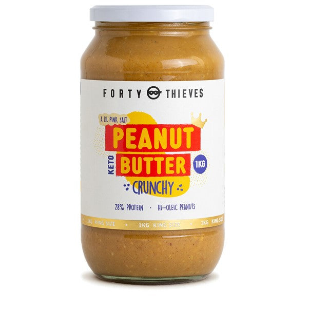 FORTY THIEVES CRUNCHY PEANUT BUTTER 1KG