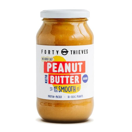 FORTY THIEVES SMOOTH PEANUT BUTTER 500G