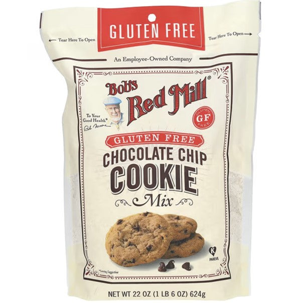 BOBS RED MIX CHOCOLATE CHIP GLUTEN FREE COOKIE MIX 624G