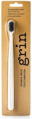 GRIN NATURAL 100% RECYCLED TOOTHBRUSH MIXED MINT & IVORY SOFT