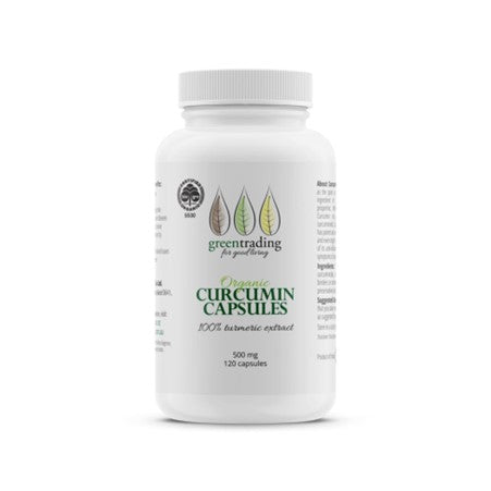GREEN TRADING ORGANIC CURCUMIN 500MG 120 CAPS