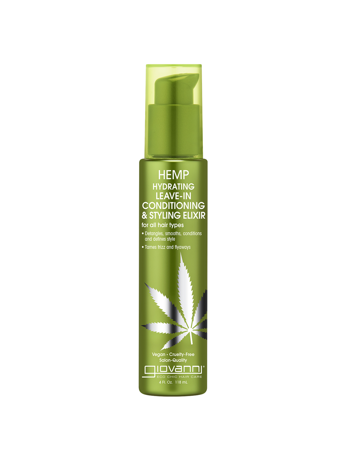 GIOVANNI HEMP HYDRATING LEAVE IN ELIXIR 118ML