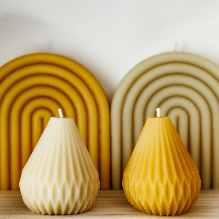 HEXTON CONE CANDLE NATURAL