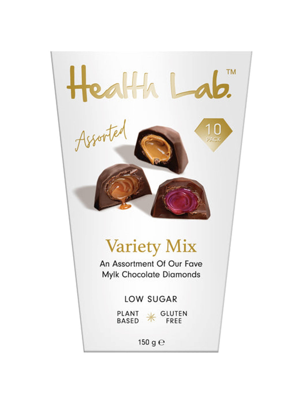 HEALTH LAB ASSORTED LOW SUGAR DIAMONDS 150G