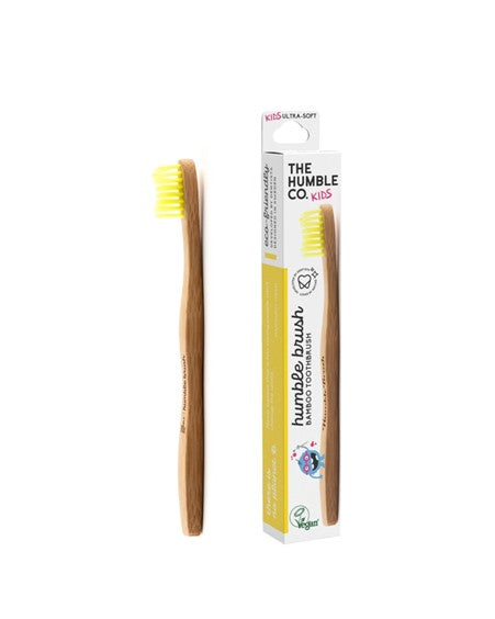 THE HUMBLE CO KIDS YELLOW TOOTHBRUSH SOFT
