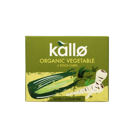 KALLO ORGANIC VEGETABLE STOCK CUBES 66G