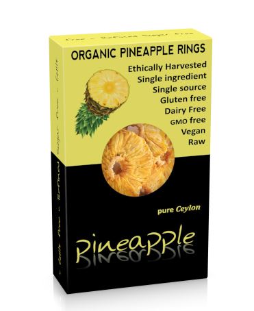 KOKONATI ORGANIC DRIED PINEAPPLE 100G