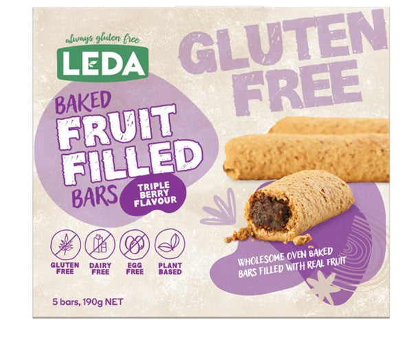 LEDA TRIPLE BERRY BARS 5 PK